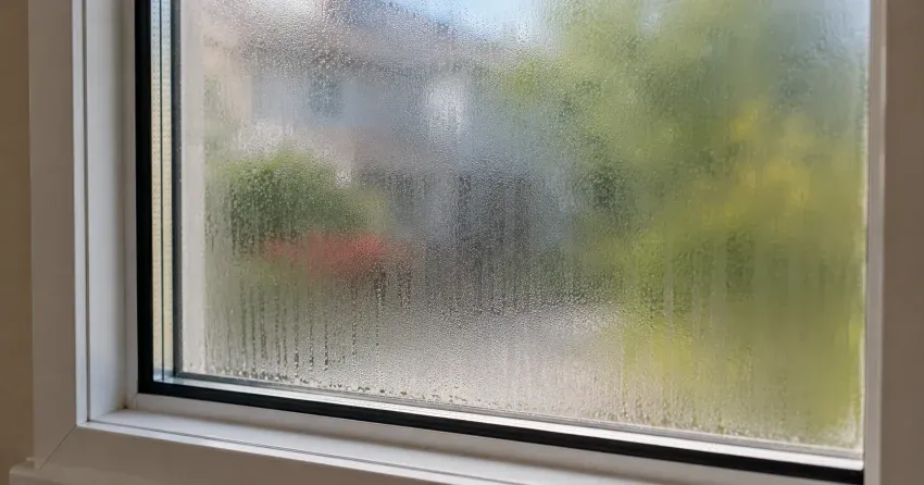 technician installing replacement insulated glass unit in Devil