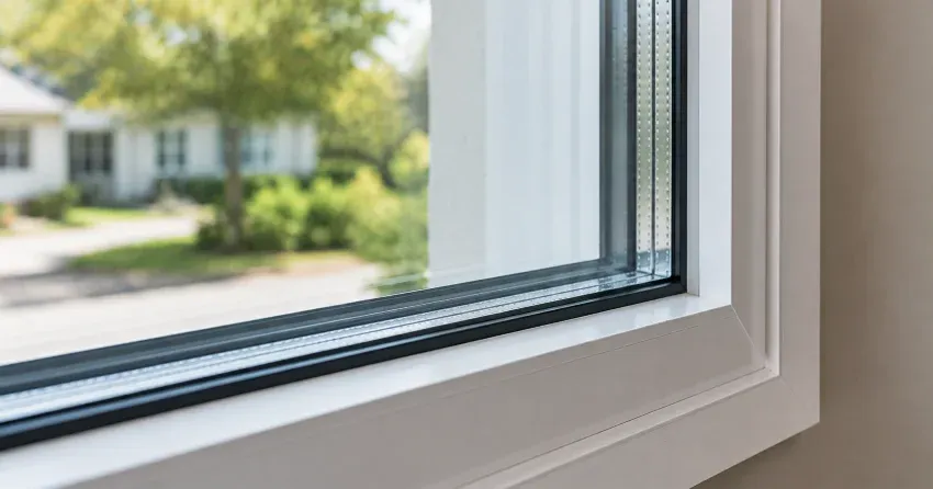 technician replacing window weatherstripping in Markham home