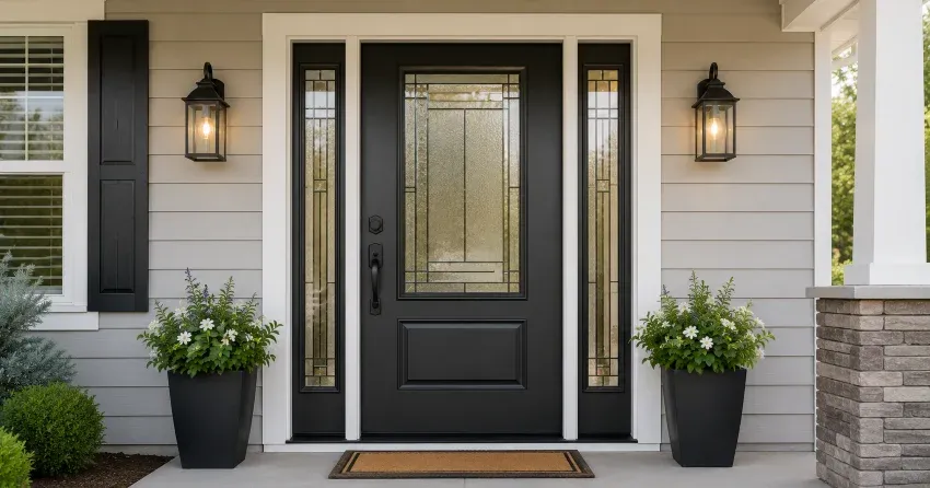 full door replacement installation in Cornell, Markham