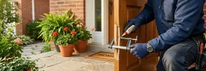 Wooden Door Repair Berczy Village, Markham